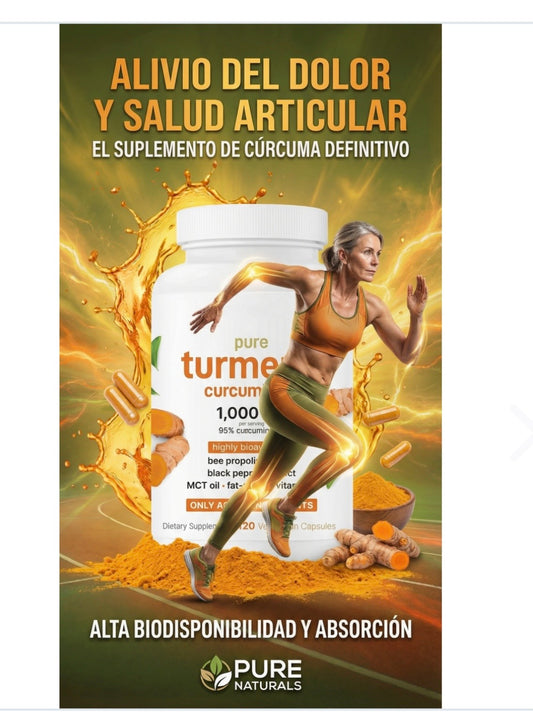 Suplemento natural turmeric💫