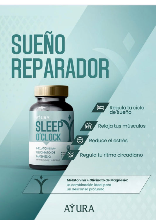 Melatonina +glicinato de magnesio +extracto de Valeriana